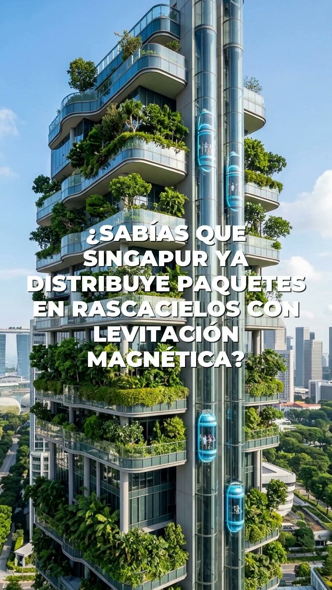 Levitación Magnética: Transformando la Logística Vertical en Rascacielos